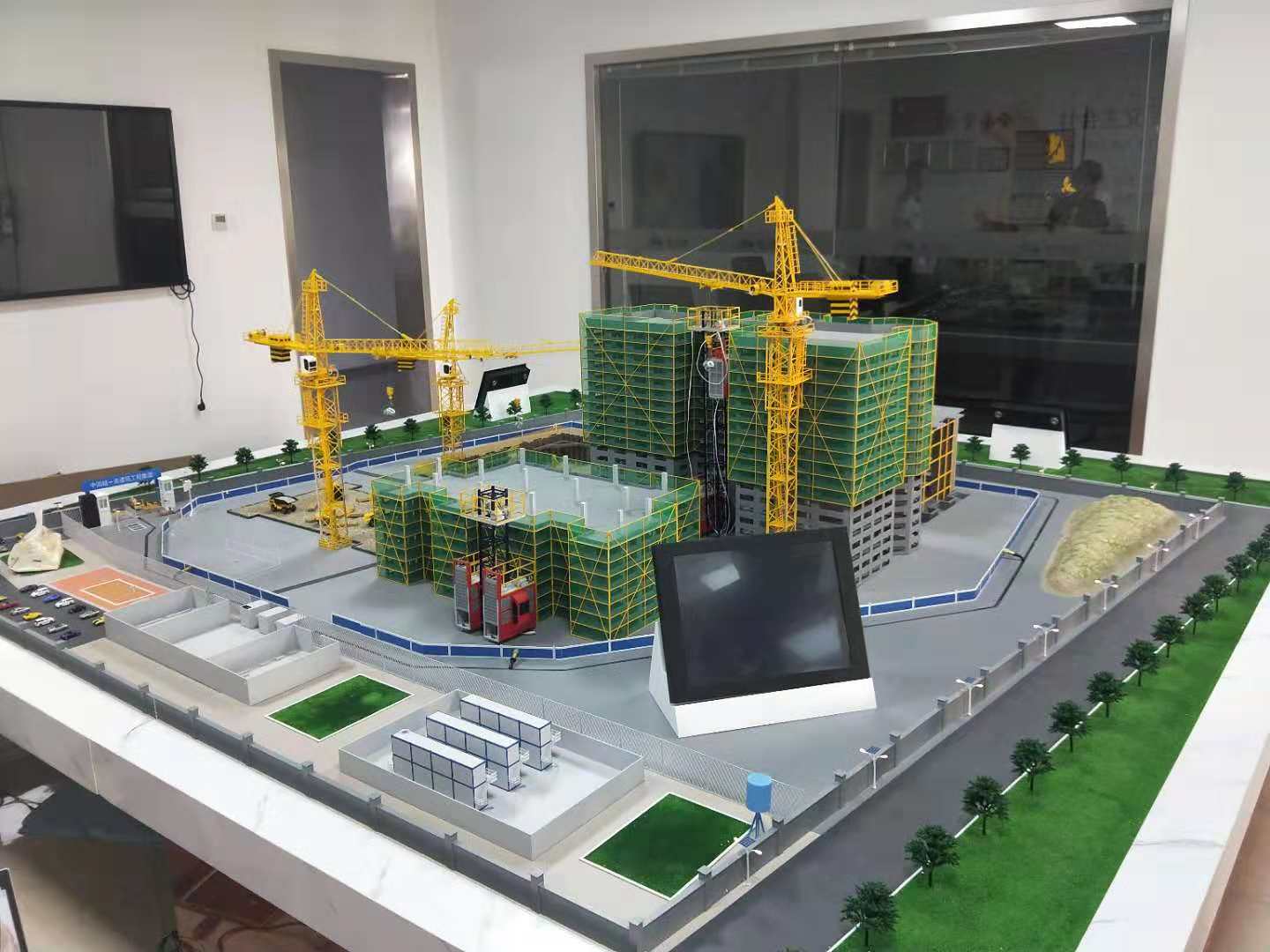 廊坊建筑施工场景模型